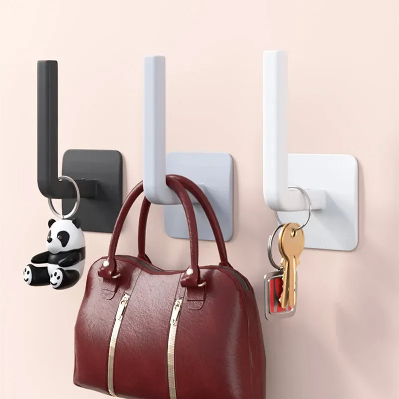 Multifunctional Adhesive Wall Hook Hanging Storage - Hats, Coats and Jackets, Purse, Keys, Utensils, Toilet Paper - Rack for Baseball Caps Storage Organizer No Drilling Required