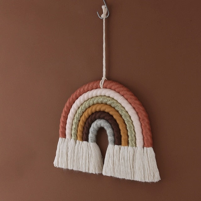 Nordic Woven Rainbow Tapestry