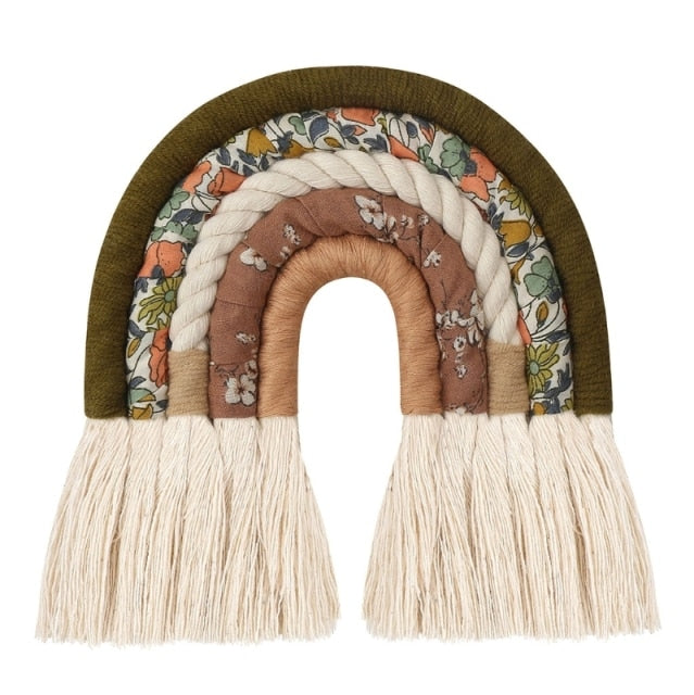 Nordic Woven Rainbow Tapestry
