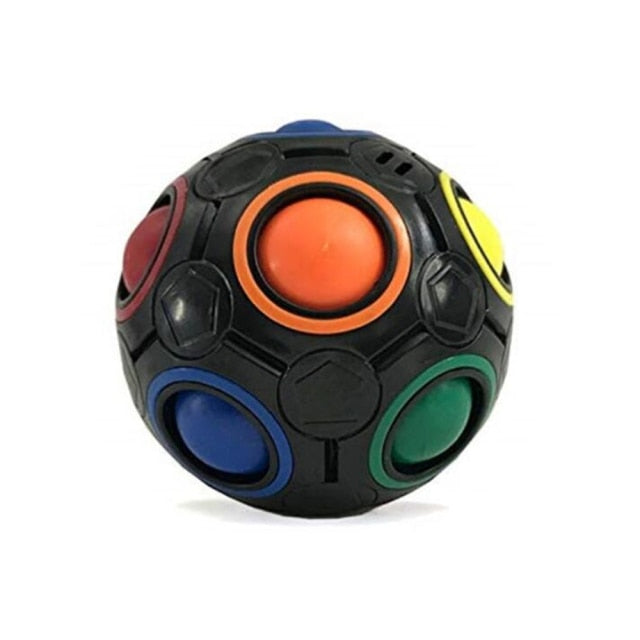 Antistress Cube Rainbow Ball Puzzles Magic Cube Educational Learning Toys for Children Adult Kids Stress Reliever Toys