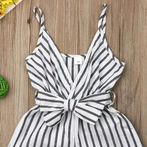 Striped Baby Romper