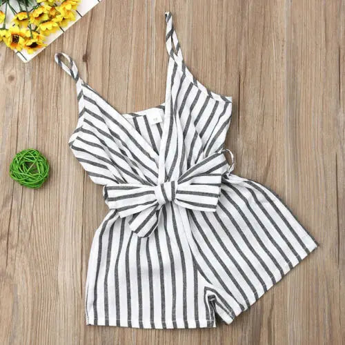 Striped Baby Romper