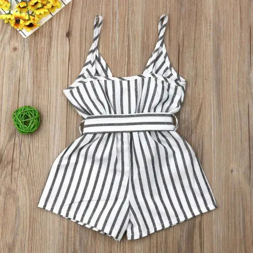 Striped Baby Romper