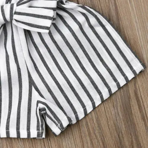 Striped Baby Romper