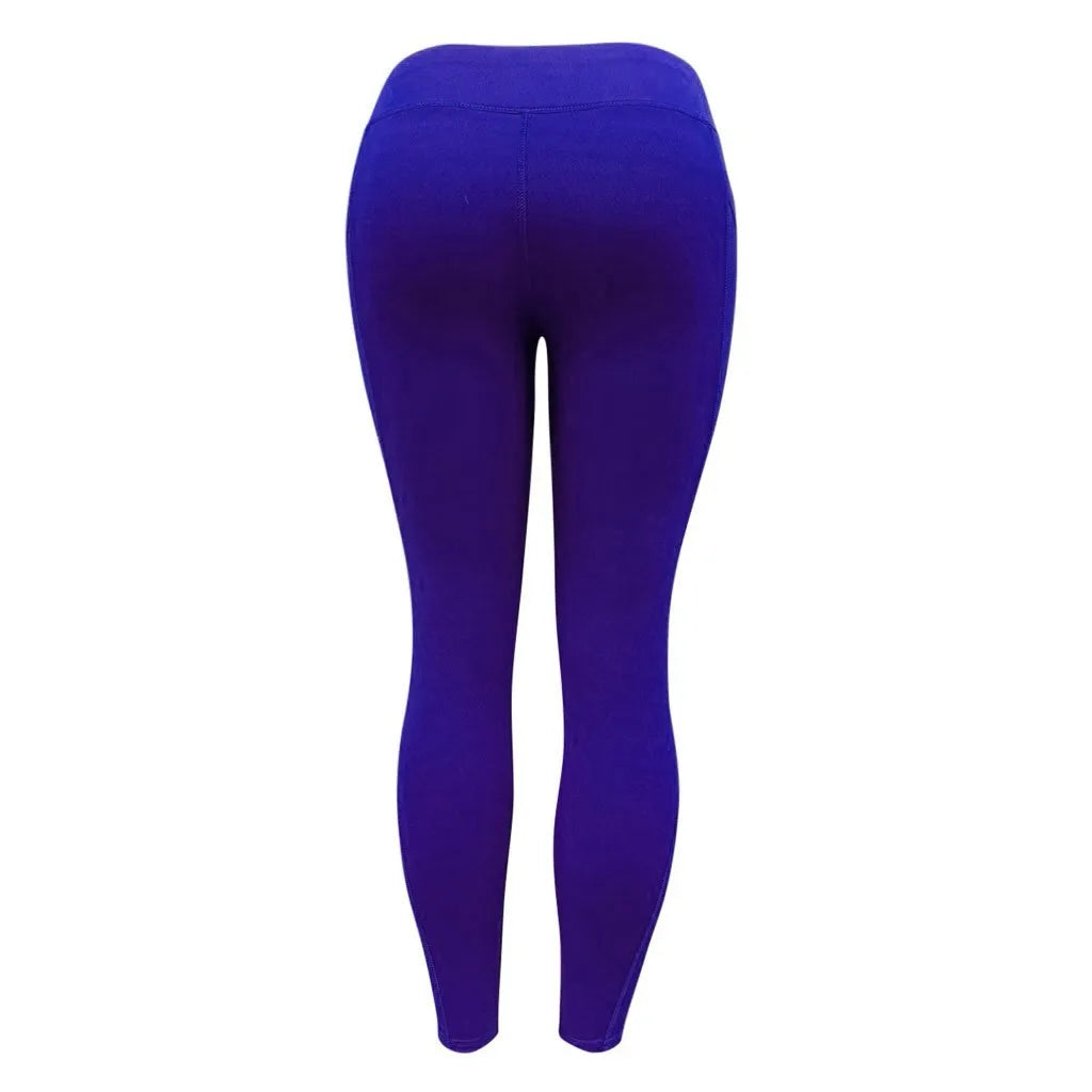 Side Pocket Leggings for Women Features Push Up High Waist Great Fitness Tights Yoga Pants