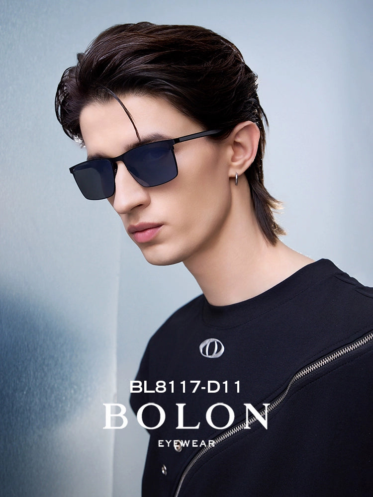 BOLON Tyrannosaurus Sun Glasses Business Box Driving Glasses Polarized with Degrees Men for Driving Myopic Sunglasses