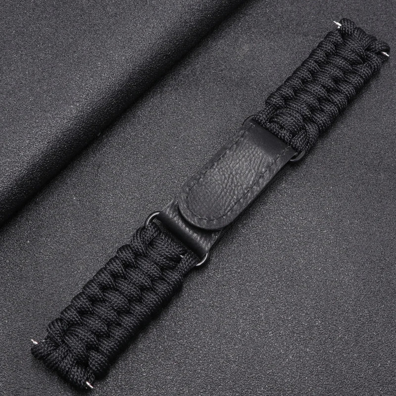 20 22mm Braided Strap For Samsung Galaxy Watch 3/4/5/6 41/45mm 40/44mm 42/46mm Band For Huawei GT3 GT 2e GT2 Nylon Rope Bracelet