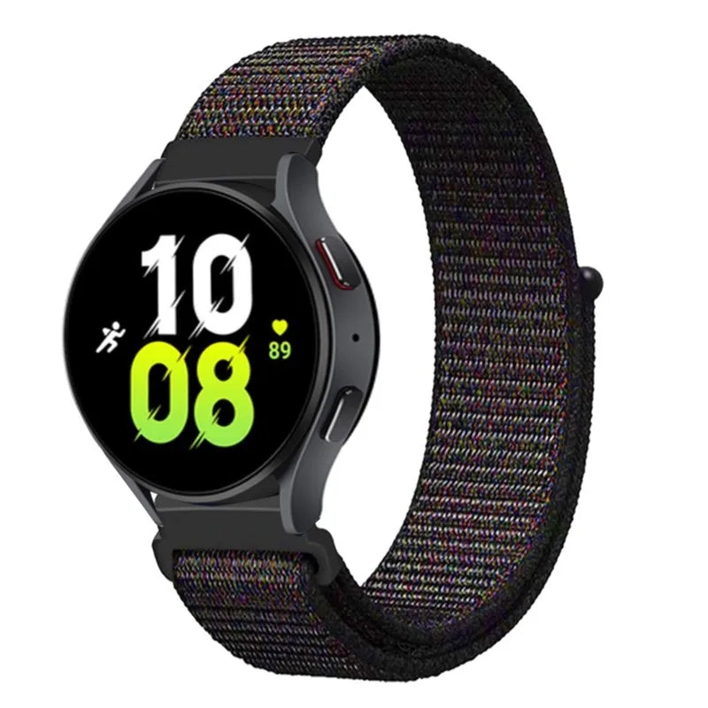 UNITED KINGDOM Nylon Loop Band For Samsung Galaxy Watch 6 5 Pro/4/classic/gear s3 frontier/active Sport Bracelet Huawei watch gt2 3 22mm 20mm Strap