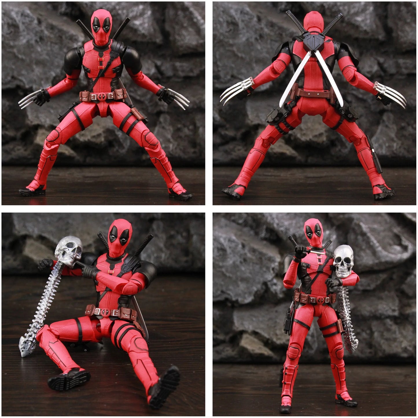 ZD Toys Marvel 2024 Movie Deadpool 3 Deadpool & Wolverine 1/10 8" Action Figure Wade Winston Wilson Howlett Logan Legends Toys FREE SHIPPING!