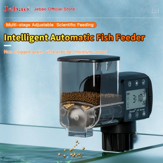 Jebao Jecod New Wi-Fi Smart Auto Aquarium Fish Tank Feeder Intelligent Automatic Feeder Digital Timing Wifi Wireless Remote Control Fish Feeding