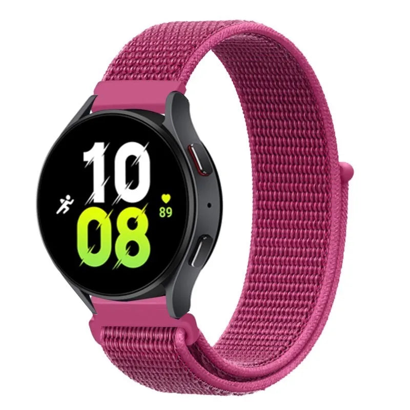 UNITED KINGDOM Nylon Loop Band For Samsung Galaxy Watch 6 5 Pro/4/classic/gear s3 frontier/active Sport Bracelet Huawei watch gt2 3 22mm 20mm Strap