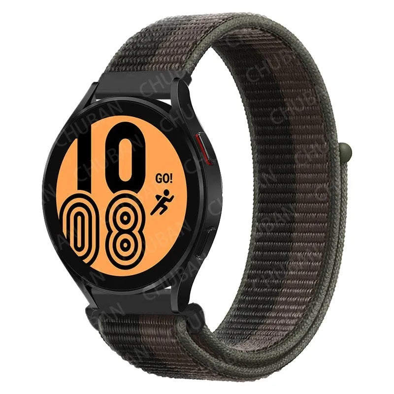 UNITED KINGDOM Nylon Loop Band For Samsung Galaxy Watch 6 5 Pro/4/classic/gear s3 frontier/active Sport Bracelet Huawei watch gt2 3 22mm 20mm Strap