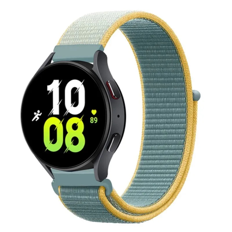 UNITED KINGDOM Nylon Loop Band For Samsung Galaxy Watch 6 5 Pro/4/classic/gear s3 frontier/active Sport Bracelet Huawei watch gt2 3 22mm 20mm Strap