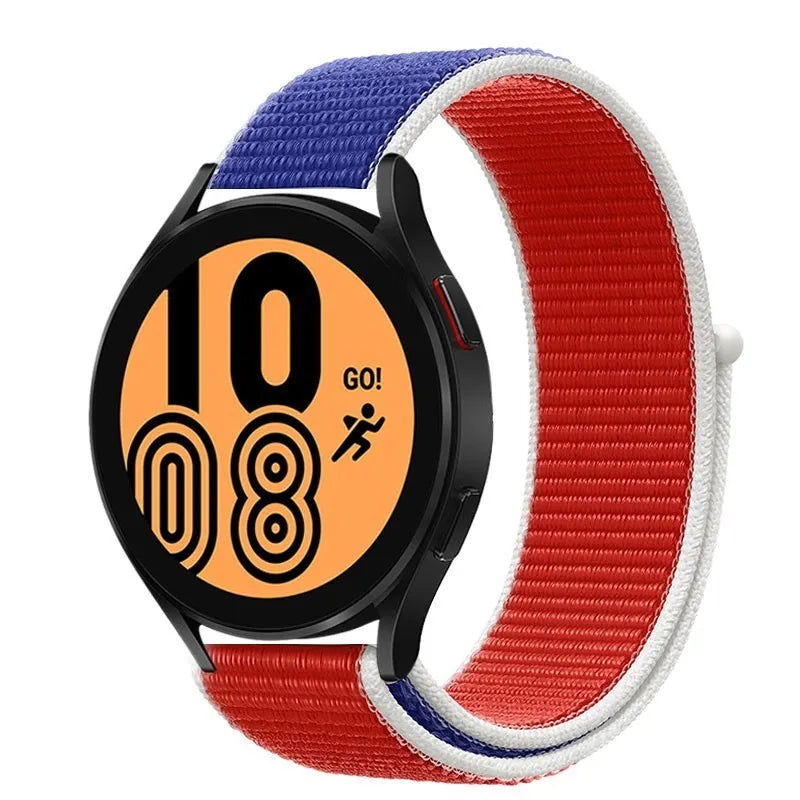 UNITED KINGDOM Nylon Loop Band For Samsung Galaxy Watch 6 5 Pro/4/classic/gear s3 frontier/active Sport Bracelet Huawei watch gt2 3 22mm 20mm Strap