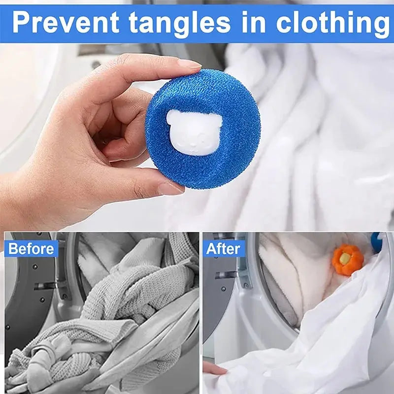 1-5pcs Pet Hair Remover Reusable Laundry Ball Washing Machine Filter Wool Sticker Cat Hair Remover Pet Fur Lint Catcher Home