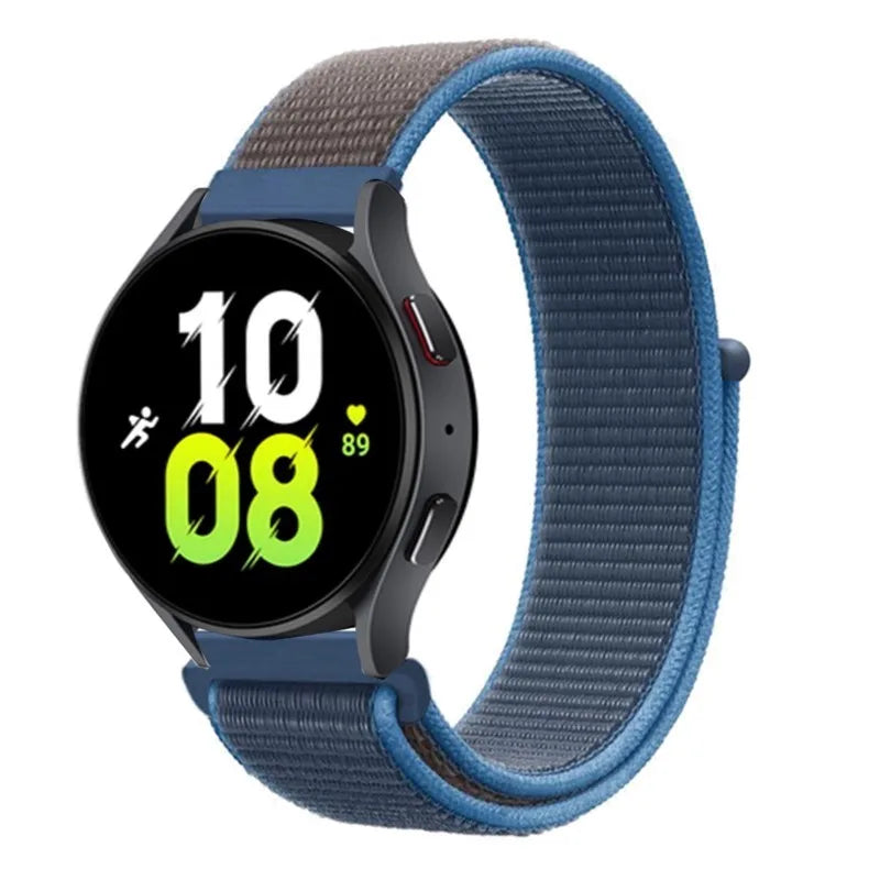 UNITED KINGDOM Nylon Loop Band For Samsung Galaxy Watch 6 5 Pro/4/classic/gear s3 frontier/active Sport Bracelet Huawei watch gt2 3 22mm 20mm Strap