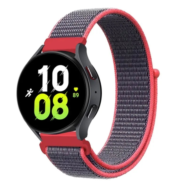 UNITED KINGDOM Nylon Loop Band For Samsung Galaxy Watch 6 5 Pro/4/classic/gear s3 frontier/active Sport Bracelet Huawei watch gt2 3 22mm 20mm Strap