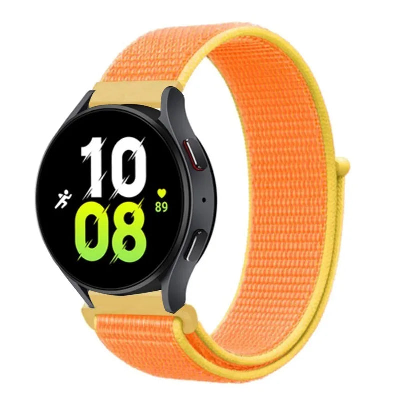 UNITED KINGDOM Nylon Loop Band For Samsung Galaxy Watch 6 5 Pro/4/classic/gear s3 frontier/active Sport Bracelet Huawei watch gt2 3 22mm 20mm Strap