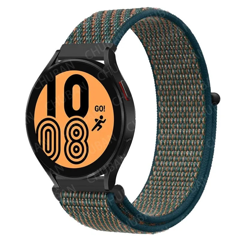 UNITED KINGDOM Nylon Loop Band For Samsung Galaxy Watch 6 5 Pro/4/classic/gear s3 frontier/active Sport Bracelet Huawei watch gt2 3 22mm 20mm Strap