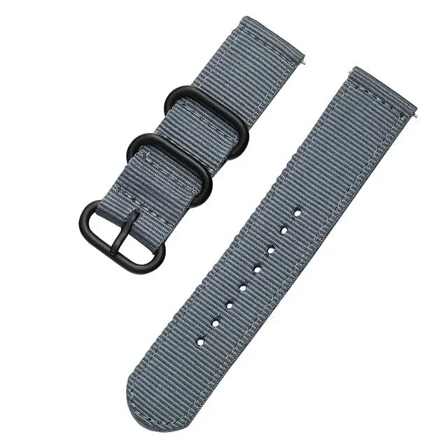 Rainbow Samsung Watch Band 18mm 24mm 22mm 20mm Woven Nylon Watch Sport Strap Band For Samsung Galaxy 4 5 6 Gear S3 Classic Active 2 for Amazfit Fabric band