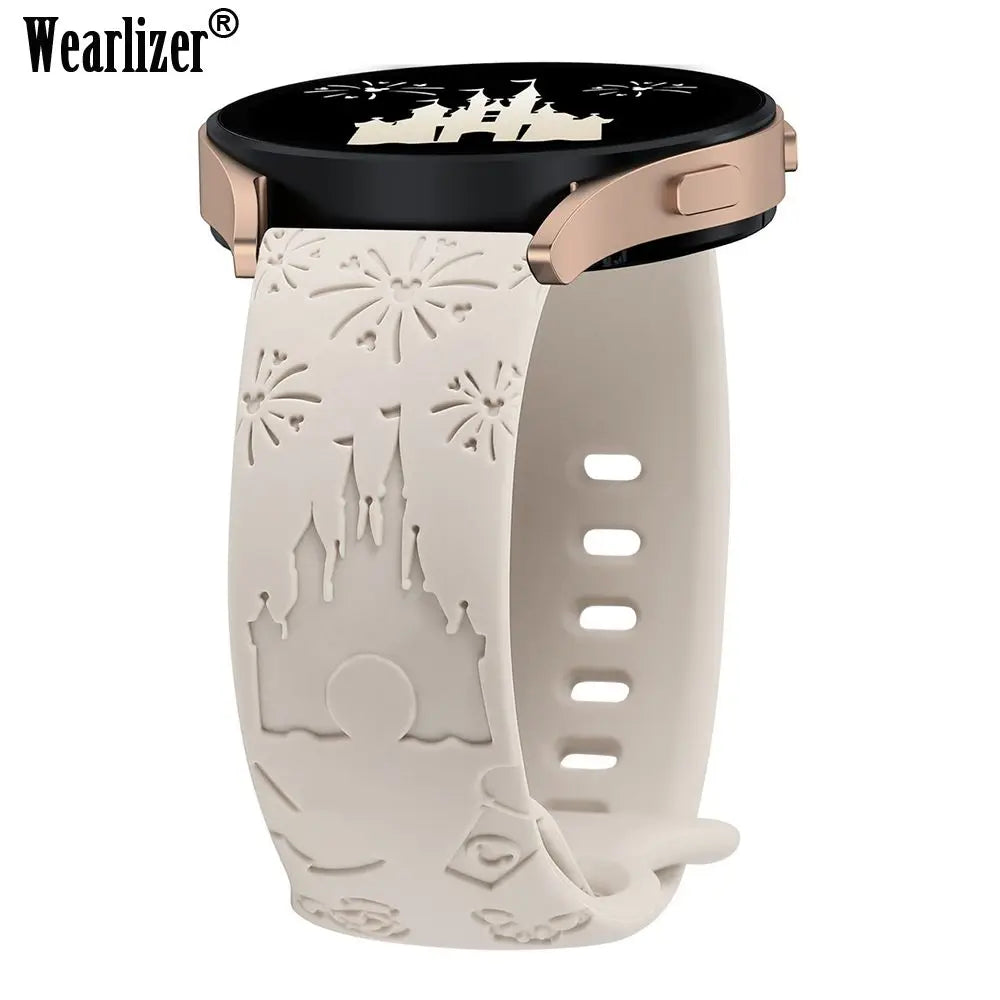 Boho Tribal Inspired Band for Samsung Galaxy Watch 6/5/4 Silicone Strap for Watch 5 Pro/Active 2