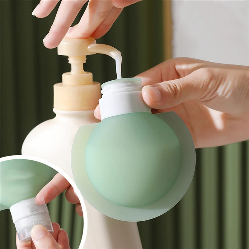 Travel Refillable Bottle Set Lotion Shampoo Shower Gel Tube Bottling Cosmetic Empty Liquid Container Portable Tool