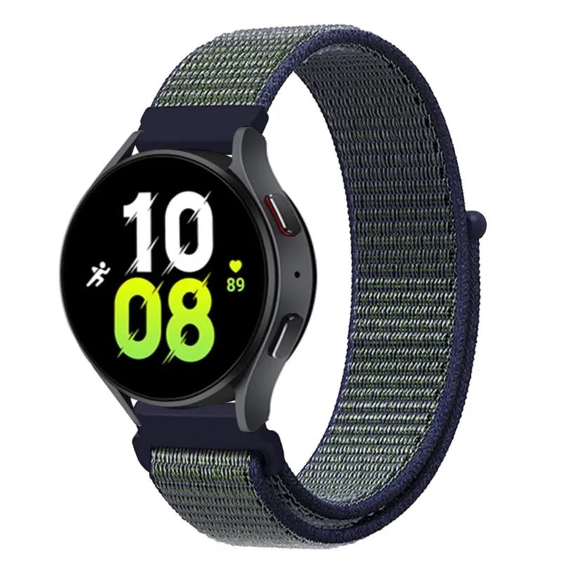 UNITED KINGDOM Nylon Loop Band For Samsung Galaxy Watch 6 5 Pro/4/classic/gear s3 frontier/active Sport Bracelet Huawei watch gt2 3 22mm 20mm Strap