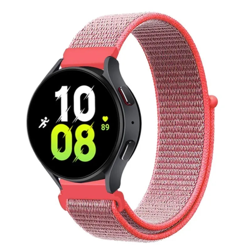 UNITED KINGDOM Nylon Loop Band For Samsung Galaxy Watch 6 5 Pro/4/classic/gear s3 frontier/active Sport Bracelet Huawei watch gt2 3 22mm 20mm Strap