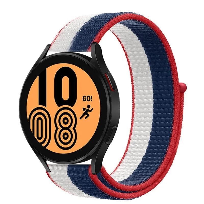 UNITED KINGDOM Nylon Loop Band For Samsung Galaxy Watch 6 5 Pro/4/classic/gear s3 frontier/active Sport Bracelet Huawei watch gt2 3 22mm 20mm Strap