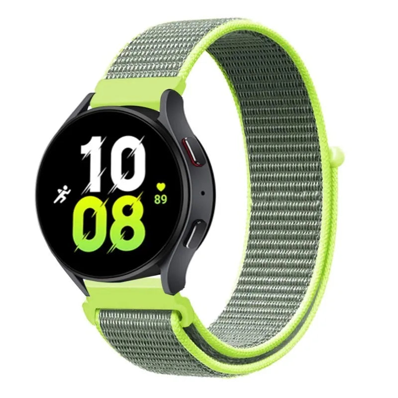 UNITED KINGDOM Nylon Loop Band For Samsung Galaxy Watch 6 5 Pro/4/classic/gear s3 frontier/active Sport Bracelet Huawei watch gt2 3 22mm 20mm Strap