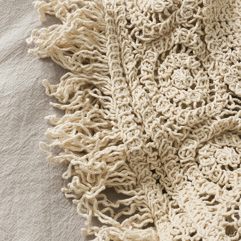 Handmade Crochet Halter Top – Boho Fringe Festival knit Crop Top Tank