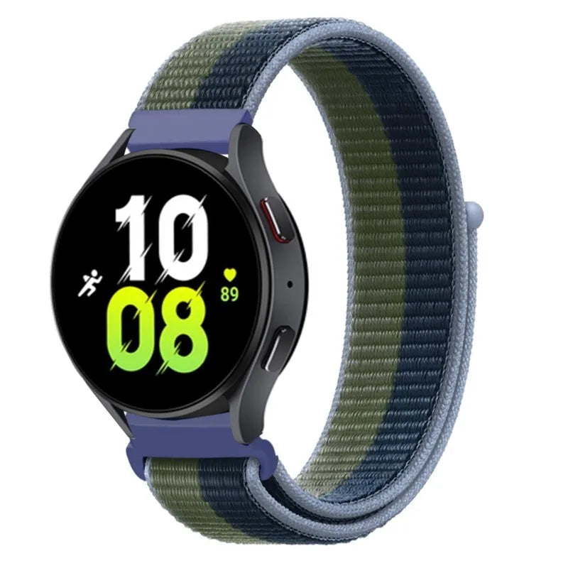 UNITED KINGDOM Nylon Loop Band For Samsung Galaxy Watch 6 5 Pro/4/classic/gear s3 frontier/active Sport Bracelet Huawei watch gt2 3 22mm 20mm Strap