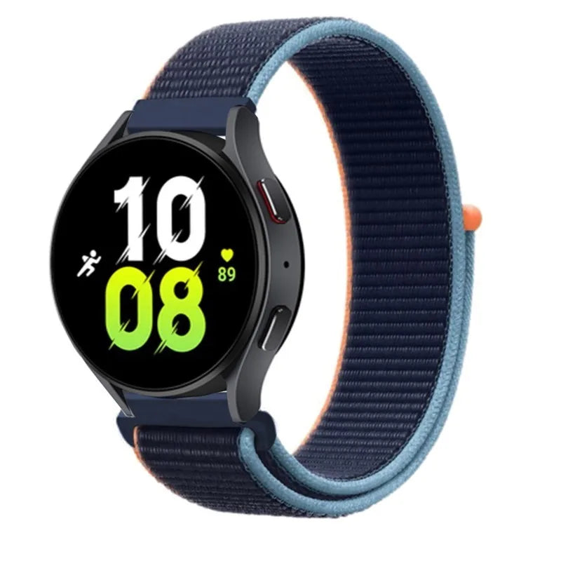 UNITED KINGDOM Nylon Loop Band For Samsung Galaxy Watch 6 5 Pro/4/classic/gear s3 frontier/active Sport Bracelet Huawei watch gt2 3 22mm 20mm Strap