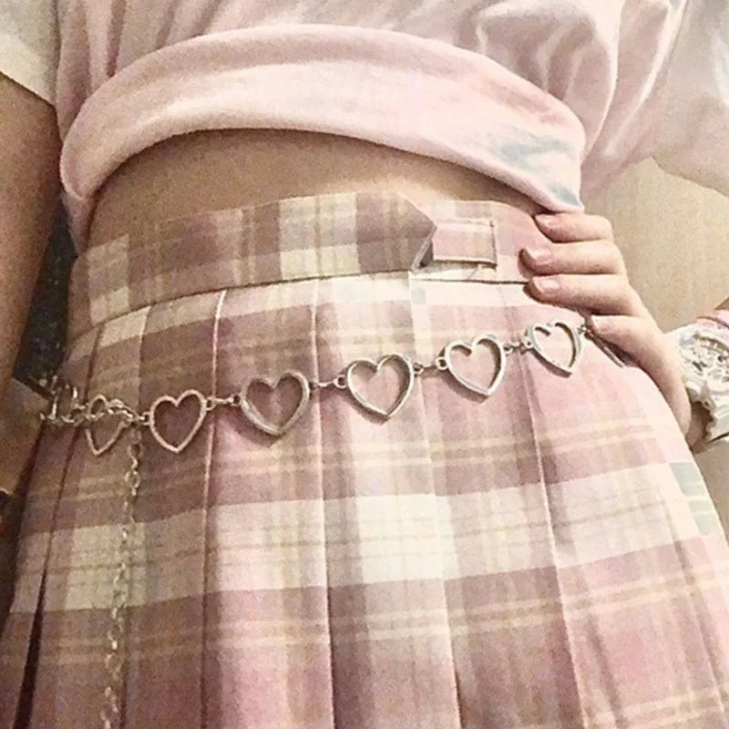 Waist Chain Belt Hearts