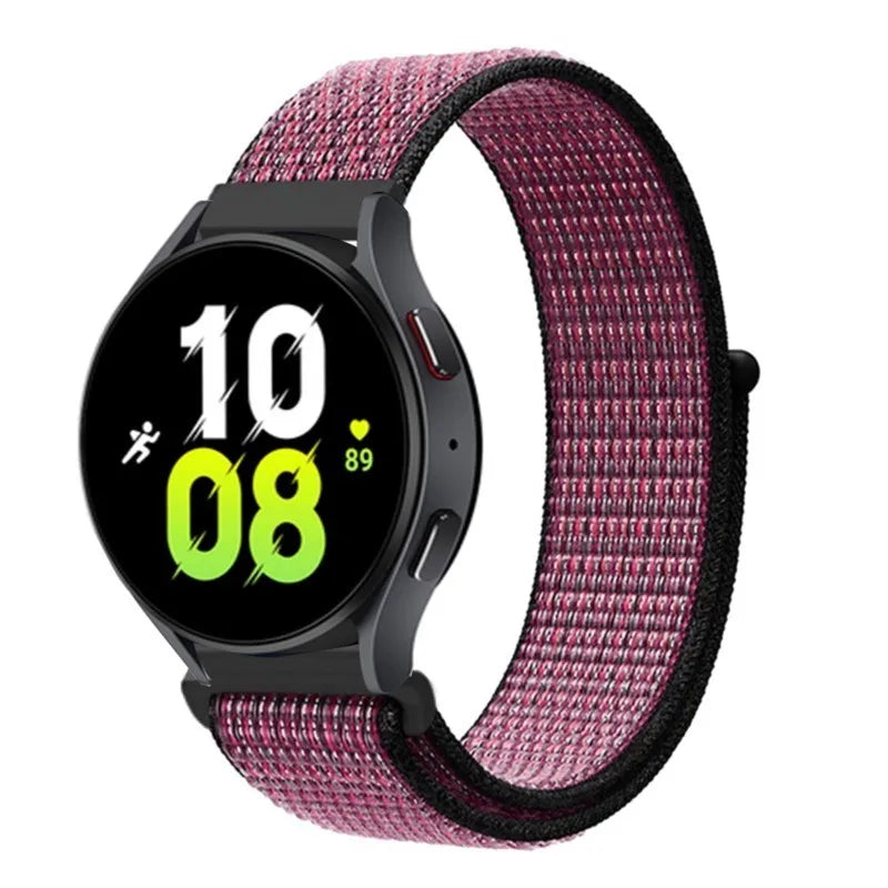 UNITED KINGDOM Nylon Loop Band For Samsung Galaxy Watch 6 5 Pro/4/classic/gear s3 frontier/active Sport Bracelet Huawei watch gt2 3 22mm 20mm Strap