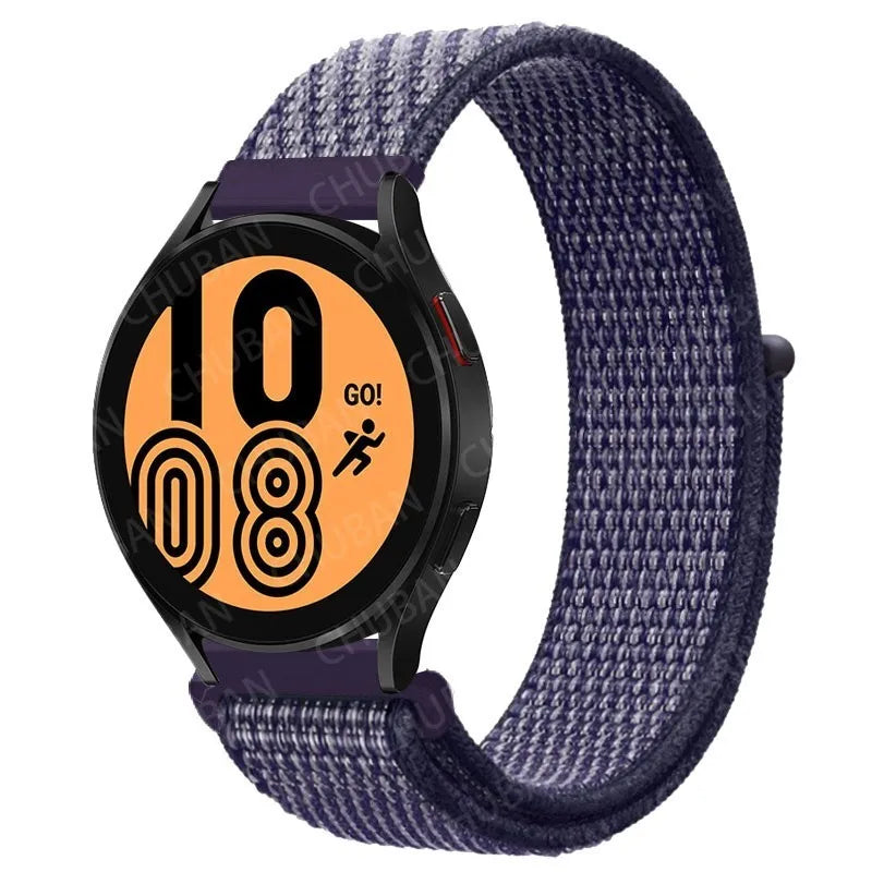 UNITED KINGDOM Nylon Loop Band For Samsung Galaxy Watch 6 5 Pro/4/classic/gear s3 frontier/active Sport Bracelet Huawei watch gt2 3 22mm 20mm Strap