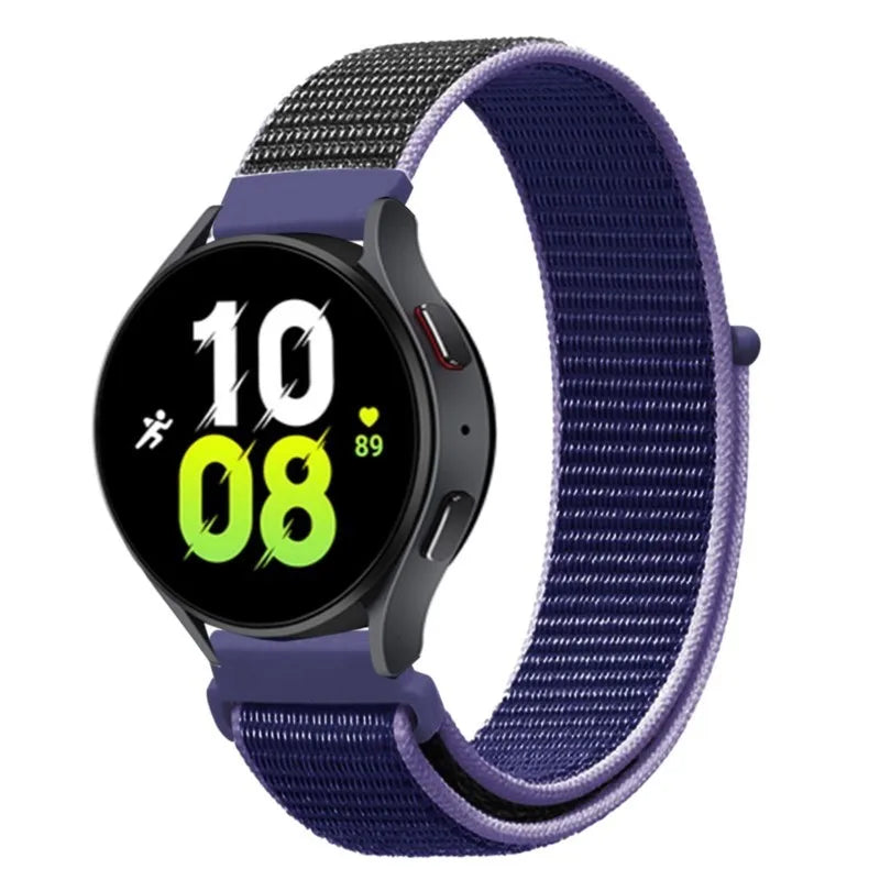 UNITED KINGDOM Nylon Loop Band For Samsung Galaxy Watch 6 5 Pro/4/classic/gear s3 frontier/active Sport Bracelet Huawei watch gt2 3 22mm 20mm Strap