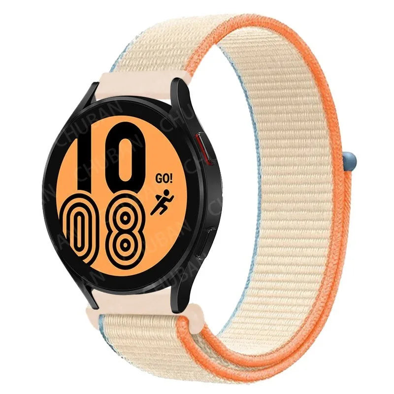 UNITED KINGDOM Nylon Loop Band For Samsung Galaxy Watch 6 5 Pro/4/classic/gear s3 frontier/active Sport Bracelet Huawei watch gt2 3 22mm 20mm Strap