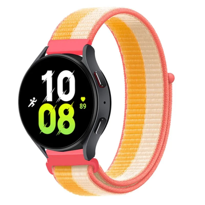 UNITED KINGDOM Nylon Loop Band For Samsung Galaxy Watch 6 5 Pro/4/classic/gear s3 frontier/active Sport Bracelet Huawei watch gt2 3 22mm 20mm Strap