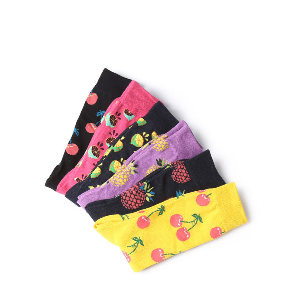 Fun Fruit Pattern Socks Unisex