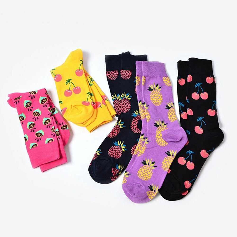 Fun Fruit Pattern Socks Unisex