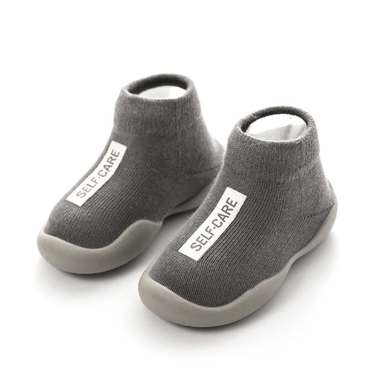 Premium Infant Baby sock shoes rubber soles non-slip Walker Booties