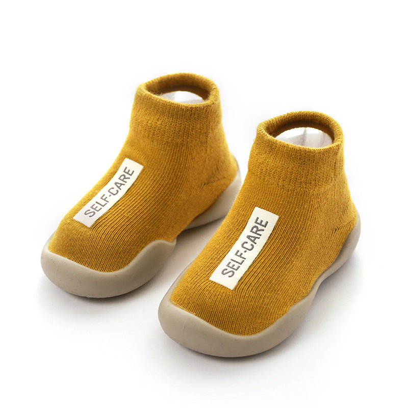 Premium Infant Baby sock shoes rubber soles non-slip Walker Booties