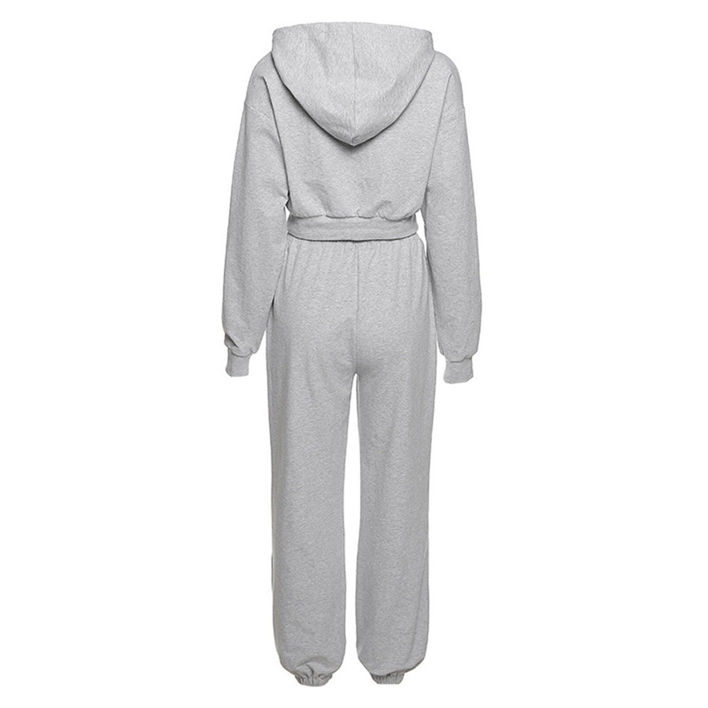 Tracksuit Women Two Piece Set Hoodies Sweatshirt + Sweatpants Jogger Pant Sportswear