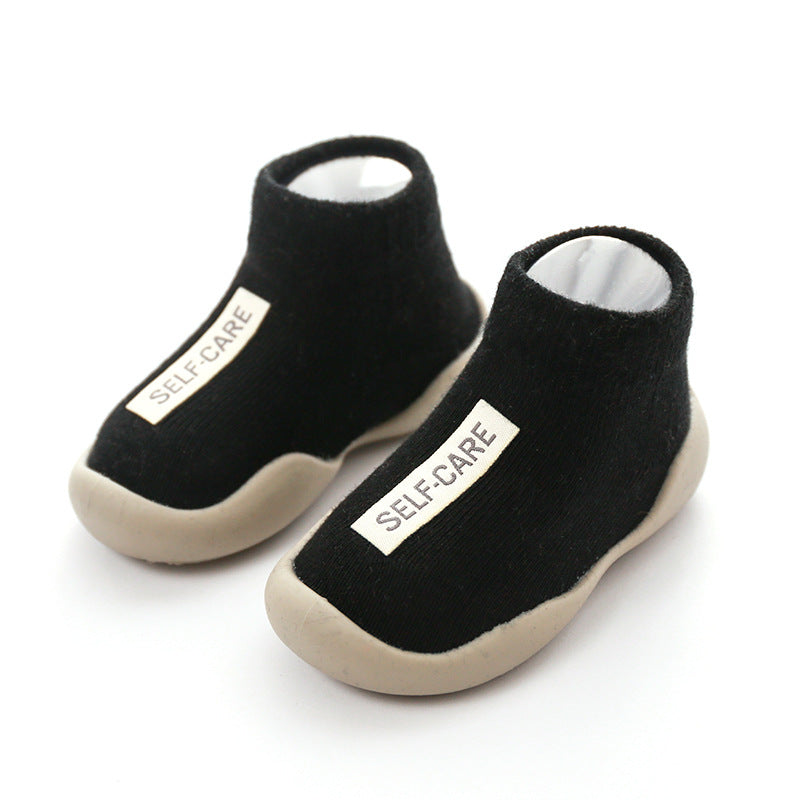 Premium Infant Baby sock shoes rubber soles non-slip Walker Booties