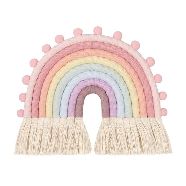 Nordic Woven Rainbow Tapestry