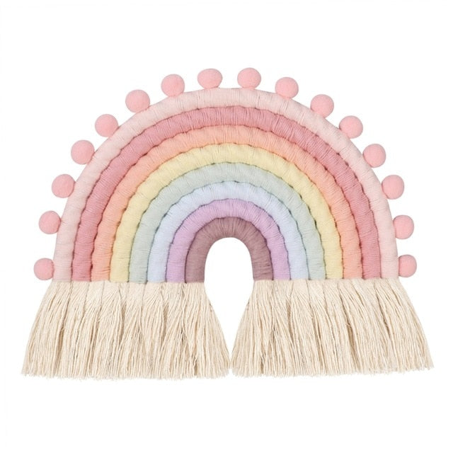 Nordic Woven Rainbow Tapestry