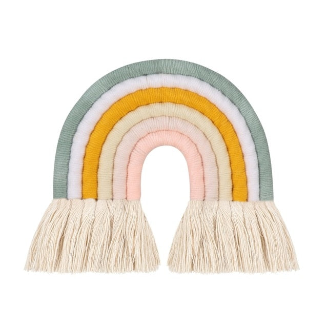 Nordic Woven Rainbow Tapestry