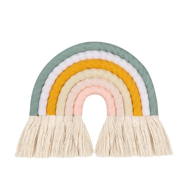 Nordic Woven Rainbow Tapestry