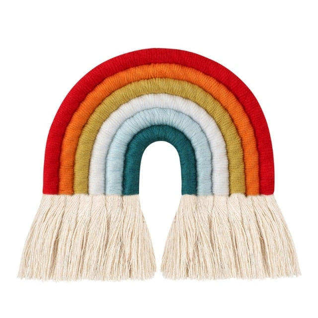 Nordic Woven Rainbow Tapestry